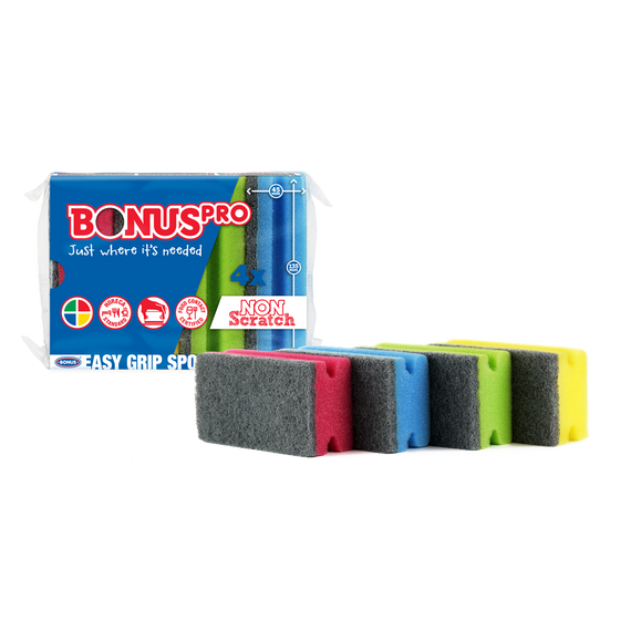 Mosogató szivacs 4 db/csomag formázott HoReCa BonusPRO_B118