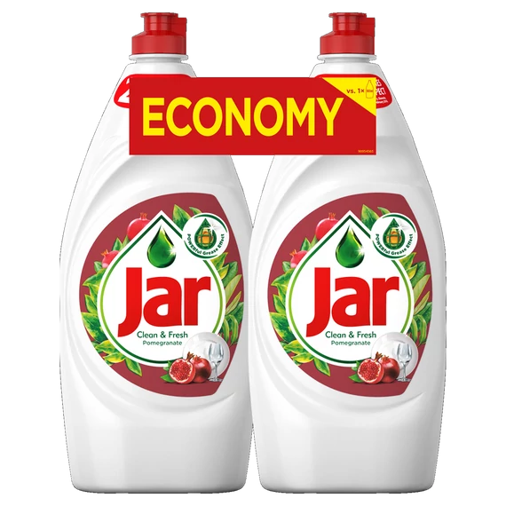 Mosogatószer 2 x 900 ml kézi duopack Jar Gránátalma