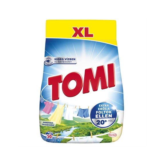 Mosópor 2,75 kg (50 mosás) fehér ruhákhoz Tomi Amazonia