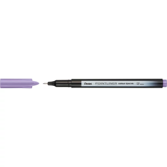 Rostirón, tűfilc 0,4mm, Pentel Pointliner levendula