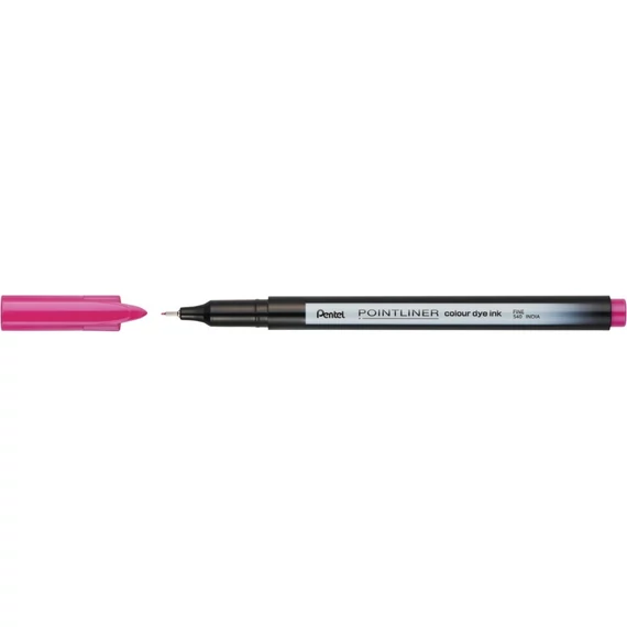 Rostirón, tűfilc 0,4mm, Pentel Pointliner rózsaszín