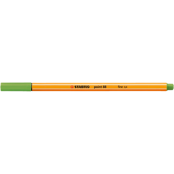 Rostirón, tűfilc 0,4mm, STABILO Point 88 almazöld