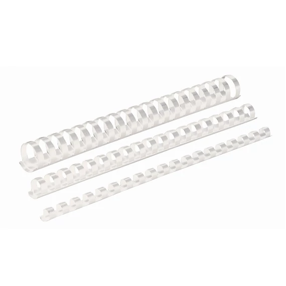 Spirál műanyag, 32mm, 241-280lap, 50 db/doboz, Fellowes® fehér