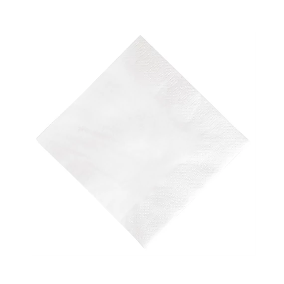 Szalvéta 3 rétegű 1/4 hajtás lapméret: 33 x 33 cm 125 db/csomag Duni fehér