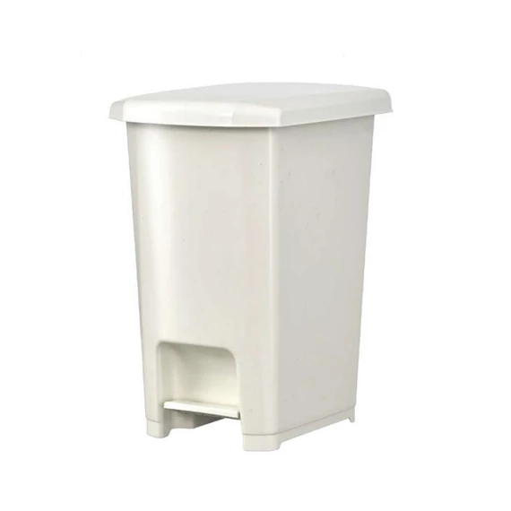 Szemetes kuka pedálos műanyag 40 literes fehér UP402-001