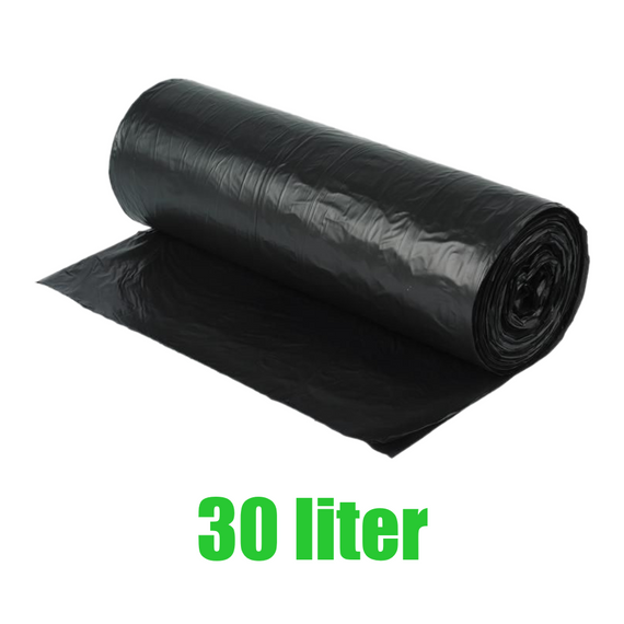 Szemeteszsák 30 liter 50 x 60 cm 20 db/tekercs fekete