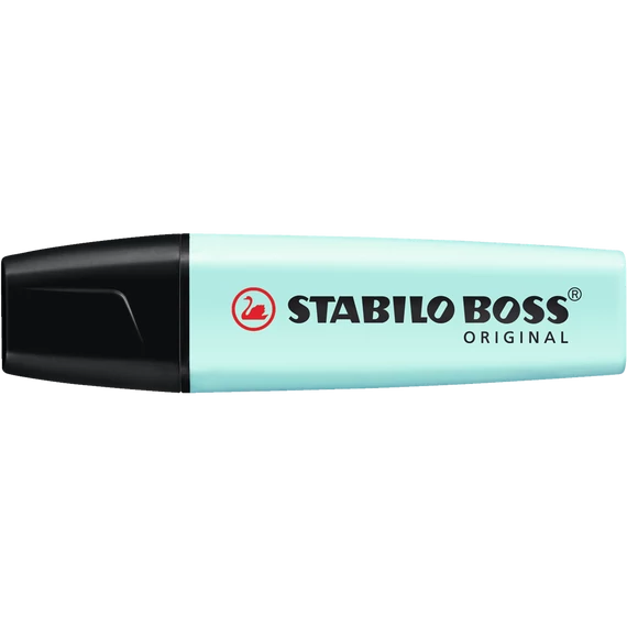 Szövegkiemelő 2-5mm, vágott hegyű, STABILO Boss original Pastel türkiz