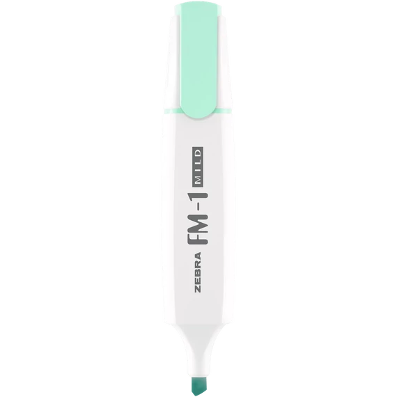 Szövegkiemelő 3,5 mm, Zebra FM-1 Mild, kékeszöld