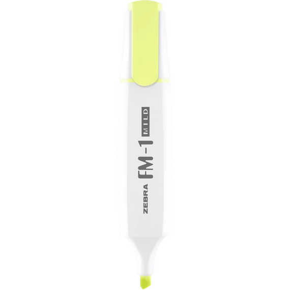 Szövegkiemelő 3,5 mm, Zebra FM-1 Mild, sárga