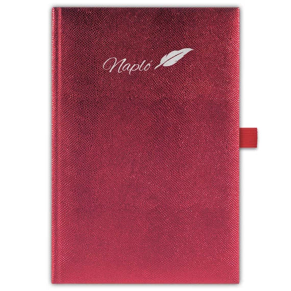 Tárgyalási napló Chameleon A5 napló, fehér lapokkal bordó Dayliner 2026.