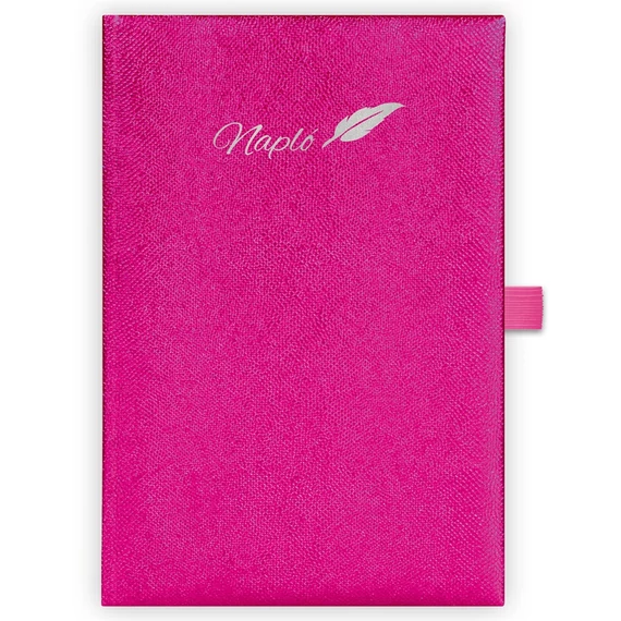 Tárgyalási napló Chameleon A5 napló, fehér lapokkal pink Dayliner 2026.