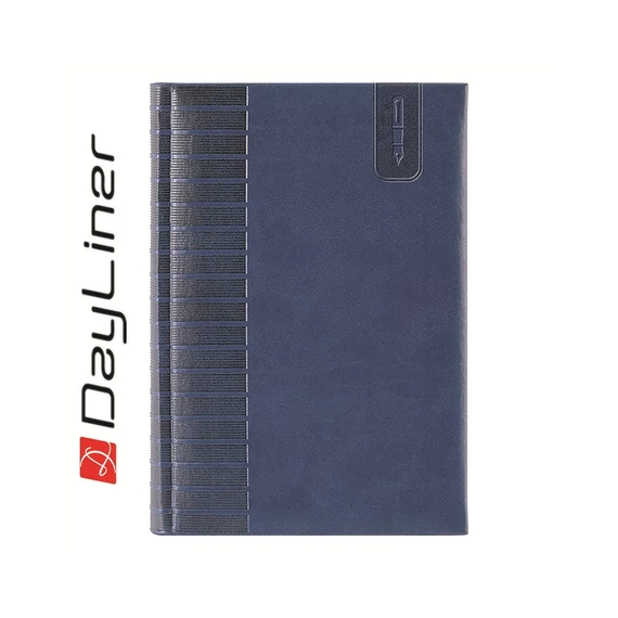 Tárgyalási napló Tucson B5 napló, fehér lapokkal kék Dayliner 2026.