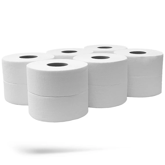 Toalettpapír 2 rétegű közületi átmérő: 23 cm 100 % cellulóz 170 m/tekercs 6 tekercs/karton Bluering®_hófehér