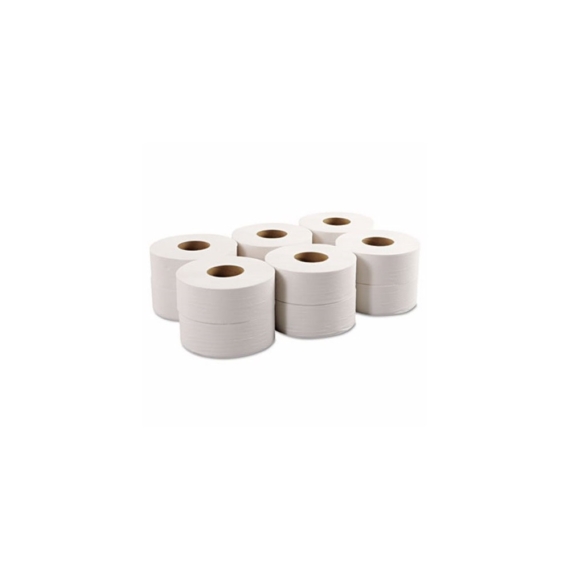 Toalettpapír 2 rétegű közületi átmérő: 19 cm 12 tekercs/karton Millena fehérített
