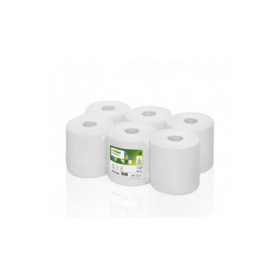 Toalettpapír 3 rétegű közületi átmérő: 19 cm fehérített 420 lap/tekercs 12 tekercs/karton Satino Wepa Comfort 