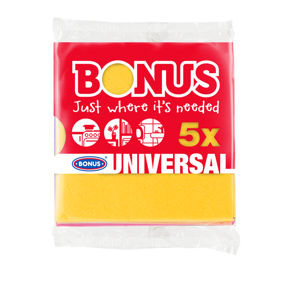 Törlőkendő általános 5 db/csomag Bonus B170