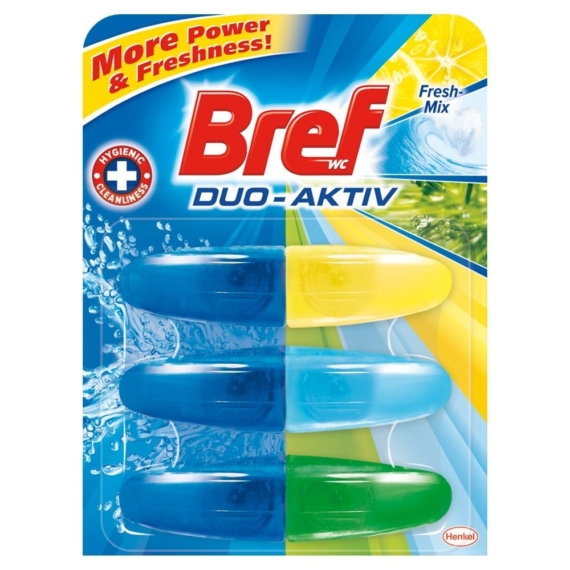 WC illatosító utántöltő 3 x 50 ml Bref Duo Aktiv Fresh