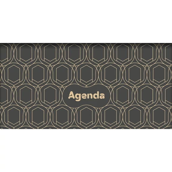 Zsebnaptár Colors fekvő heti, fehér lapokkal Art Modern Dayliner 2026.