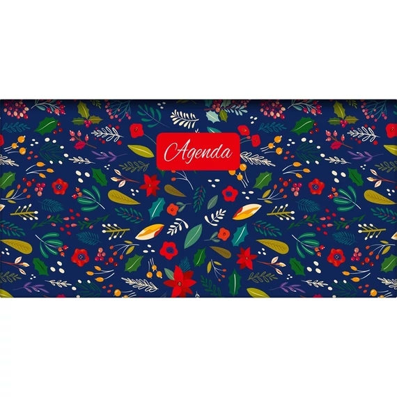 Zsebnaptár Colors fekvő heti, fehér lapokkal Folk Dayliner 2026.