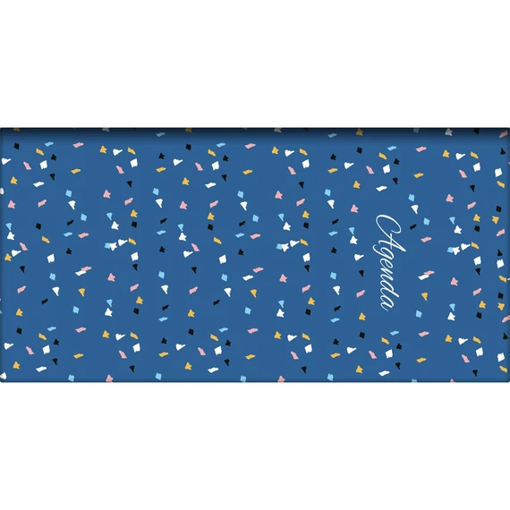 Zsebnaptár Colors fekvő heti, fehér lapokkal Sky Dayliner 2026.