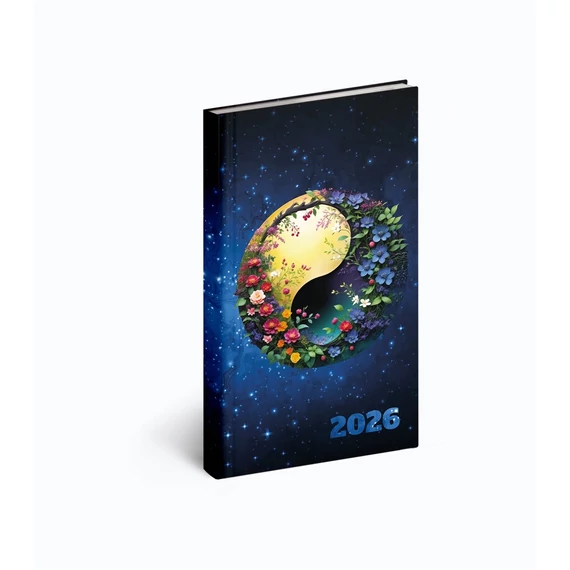 Zsebnaptár álló Picture, fehér lapokkal jinjang Realsystem 2026.