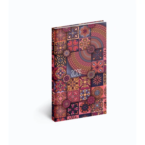 Zsebnaptár álló Picture, fehér lapokkal mozaik Realsystem 2026.