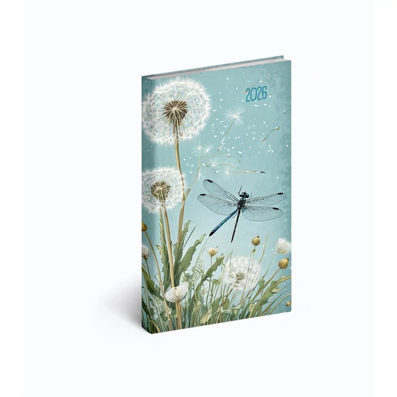 Zsebnaptár álló Picture, fehér lapokkal pitypang Realsystem 2026.