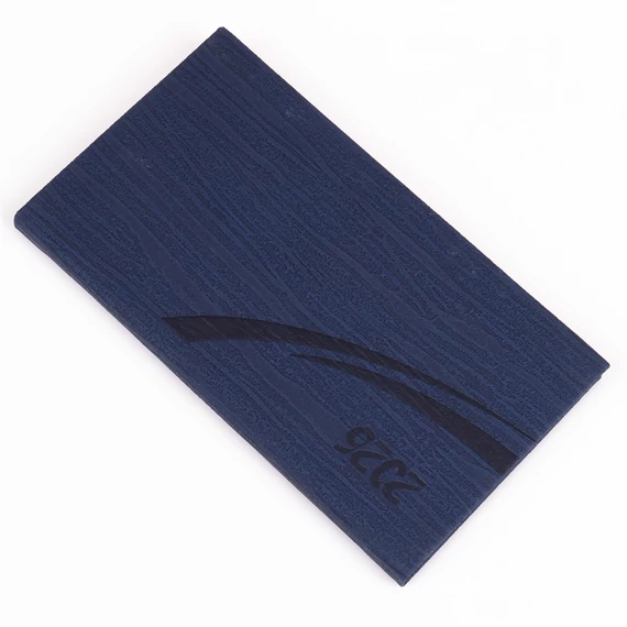 Zsebnaptár fekvő Fashion, fehér lapokkal kék Realsystem 2026.