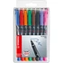 Kép 2/2 - Alkoholos marker készlet 0,7mm, STABILO OHPen F, 8 klf. szín