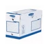Kép 2/2 - Archiváló doboz Extra erős, A4+, 150mm, Fellowes® Bankers Box Basic, 20 db/csomag, kék/fehér
