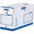 Kép 1/2 - Archiváló doboz Extra erős, A4+, 150mm, Fellowes® Bankers Box Basic, 20 db/csomag, kék/fehér