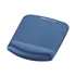 Kép 2/2 - Egérpad csuklótámasszal, habtöltésű, Fellowes® PlushTouch, kék
