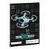 Kép 1/2 - Füzet iskolai A5, 32lap, kockás 27-32  Ars Una DRONE RACER (5131) 22 10db/csomag