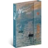 Kép 1/3 - Határidőnapló mágnessel záródó, krémszínű lapokkal Claude Monet 110×160 mm, Presco
