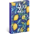 Kép 1/3 - Határidőnapló mágnessel záródó, krémszínű lapokkal Lemons 110×160 mm, Presco