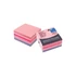 Kép 2/3 - Jegyzettömb öntapadó, 75x75mm, 400lap, 5654-69 Info Notes pasztell fehér,pink, lila