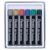 Kép 6/8 - Kréta olajpasztell készlet, PHN-M6 Pentel, 6 klf., metál szín