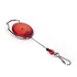 Kép 2/4 - Névjegykártyatartó kihúzható karabineres, Durable with Snap Hook piros