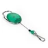 Kép 1/4 - Névjegykártyatartó kihúzható karabineres, Durable with Snap Hook zöld