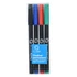 Kép 1/3 - Rostirón, tűfilc alkoholos készlet, 0,4mm, OHP Bluering® S, 4 klf. szín